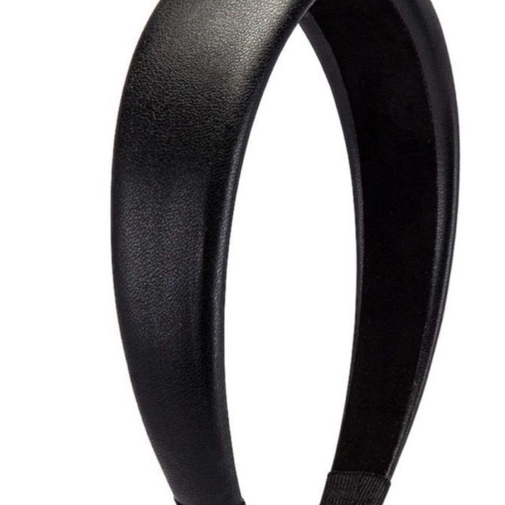 SHASHI NYC  Black  Lilith Headband and Pouch